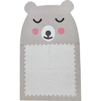 VYLEN s.r.o. Designová puzzle podlaha Méďa Krémový s bílým bříškem