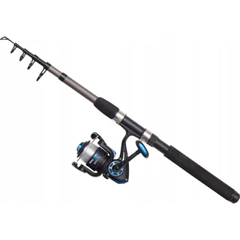 Rybářský prut Teleskopický prut DAM Full Tech Tele Spin Combo 240cm 20-40g s navijákem 3000