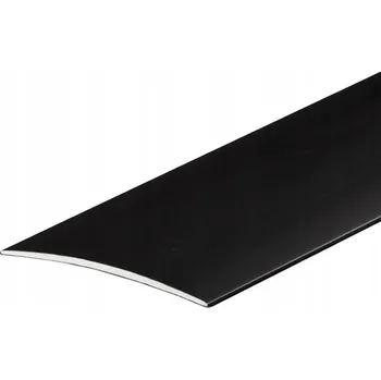 přechodová lišta Ovální prahový profil lepený 80 mm hnědý 100 cm