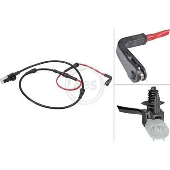 Brzdová destička Výstražný kontakt, opotřebení obložení A.B.S. 39923