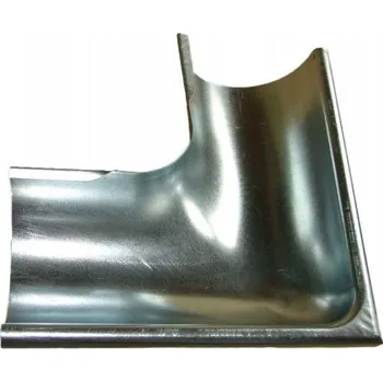 okap Vnější roh Megablach 150 mm stříbrný