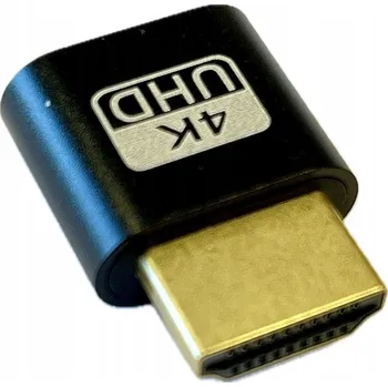 IP kamera HDMI emulátor monitoru - model LED, černá barva