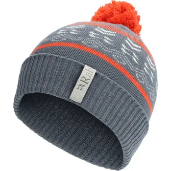 Módní doplněk Kulich Rab Khroma Bobble Beanie Barva: Orion Blue/Red Grapefruit