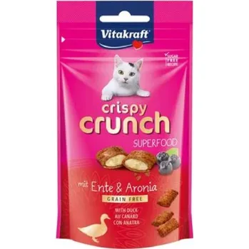 Krmivo pro kočku Vitakraft Crispy Crunch kachna a aronie 60 g