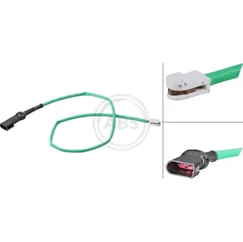 Brzdová destička Výstražný kontakt, opotřebení obložení A.B.S. 39800