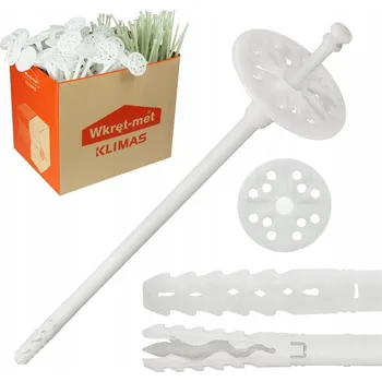 Hmoždinka Hmoždinky pro upevnění izolace do polystyrenu LTX 10x160mm 10 KUSŮ KLIMAS