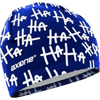 Čepice Dětská čepice AXONE AHA BLUE SILVER - DĚTSKÁ ČEPICE UNI Modrá, Bílá