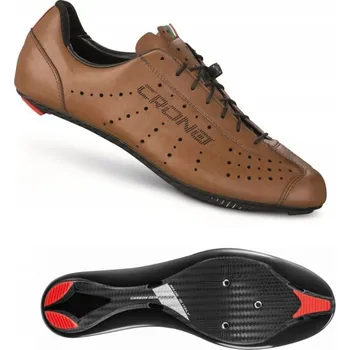 Pánské cyklistické tretry CRONO silniční tretry CV-1-19 hnědé kompozitové, velikost 45