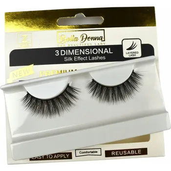 Umělé řasy UMĚLÉ HEDVÁBNÉ ŘASY NA PÁSKU 5D - 30