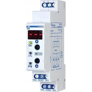 Relé Multifunkční časové relé 0,1 s - 10 dní, 2 kanály REV-114n