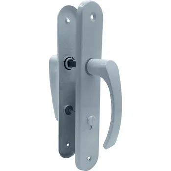 Dveřní kování Klika ke dveřím interiérovým Chle-Mar Dlouhá, Štítek se zámkem WC