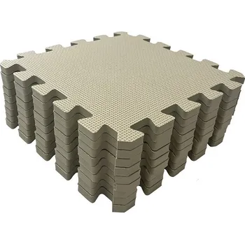 Hračka pro kojence RIALTO BABY hrací podložka PUZZLE 90x90cm Light Beige