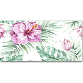 Obraz Kuchyňský panel Havajské květy 120x60 cm + LEPIDLO