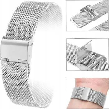 Náramek Náramek Bestphone pro Garmin, stříbrný