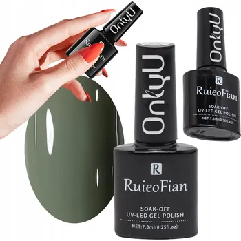 Přípravek na nehty ZELENÝ LESNÍ HYBRIDNÍ LAK NA NEHTY S LESKEM UV LAK OnlyU/L088