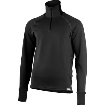 Pánská mikina LEO pánská merino mikina - Černá 9099 / XL / Černá