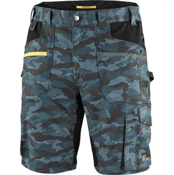 pracovní kraťasy CXS Kraťasy STRETCH, pánské, maskáčové modré, vel. 60