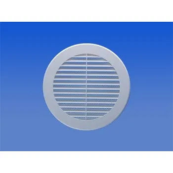 Větrací mřížka Mřížka plastová kruhová 100 mm HNĚDÁ (EI-VR100B)