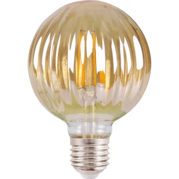 Žárovka LED žárovka dekorativní VintageAmber Filament PUMP-A G100 4W E27