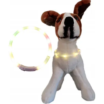 Obojek pro psa Silikonový svítící obojek pro psa Nunbell, velikost L