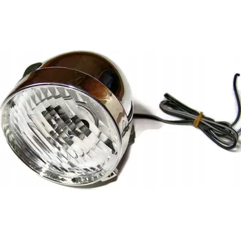 Cyklosvítilna Přední světlo 3 LED retro na dynamo v náboji