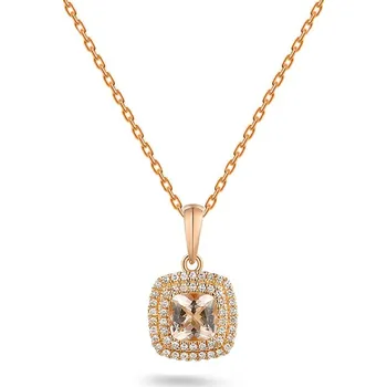 Přívěsek Romantický přívěsek se zářivým morganitem 0,54ct IZBR1454P + dárkové balení LUXUS zdarma