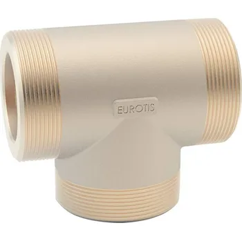 Fitinka Eurotis T-kus XL UNI s vnějšími závity pro vodu, topení, solar a plyn 2 1/2" x 2 1/2" x 2 1/2", 54980