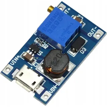 Měnič napětí Měnič Napětí s micro USB MT3608 4-28V 2A step-up (zesilující)