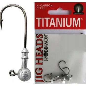 JIGOVÉ HLAVIČKY ROBINSON TITANIUM VELIKOST 5/0 24g