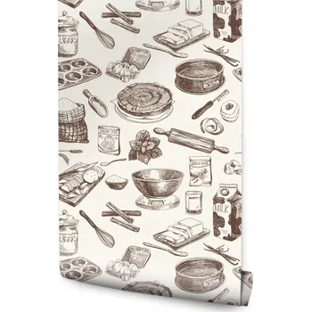 Fototapeta Tapeta sladkosti dort mouka vanilka do kuchyně