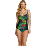 Dámské jednodílné plavky Parrot / 194534 Černá mix - LupoLine černá- MIX barev 85D