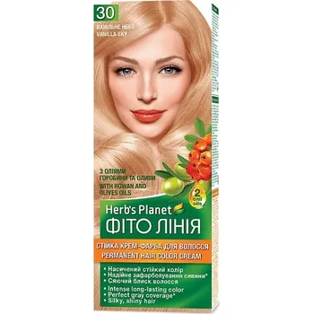 Barva na vlasy 30 Vanilkové Nebe Přírodní Barva na vlasy 120ml Herbs Planet