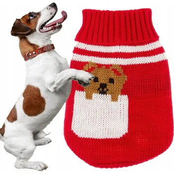 Obleček pro psa Obleček pro pro psa kočku SVETR S zimní oblečení TEPLÝ MĚKKÝ SVETR ROLÁK