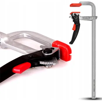 Truhlářská svěrka TRUHLÁŘSKÁ SVĚRKA 400x80mm SVAŘOVACÍ KOVANÁ SE ZÁPADKOU