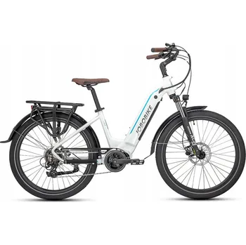 Elektrokolo Elektrokolo (do 250 W) Jobobike Linda, rám 16,5 palce, hliníkový, kolo 26", bílé, 250 W