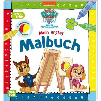 První čtění PAW Patrol: Mein erstes Malbuch