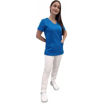 Podprsenka Zdravotnický komplet chrpa/bílý, pružný, premium, velikost S