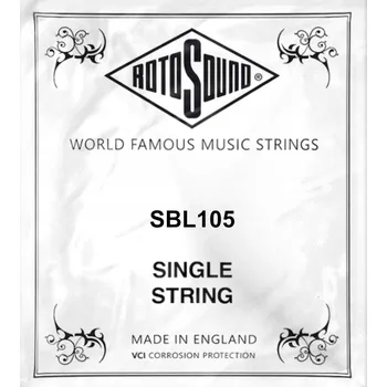 Struna pro kytaru a smyčcový nástroj Struna na baskytaru ROTOSOUND Roto Stainless Steel 105w