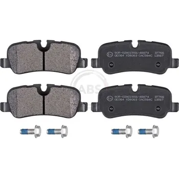 Brzdová destička Sada brzdových destiček, kotoučová brzda A.B.S. 37766