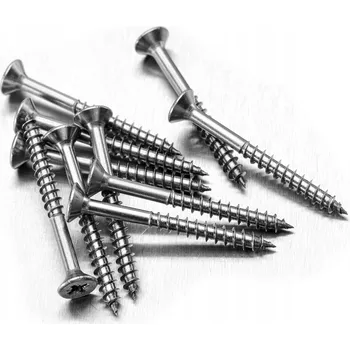 Vrut 5x60 VRUT DO DŘEVA ZAPUŠTĚNÁ HLAVA NEREZ 9105 (10 kusů)