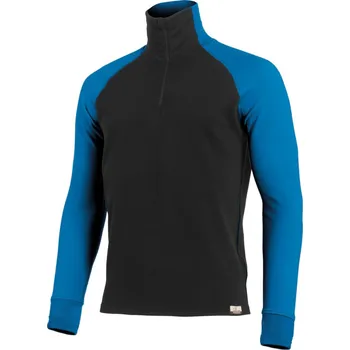 Pánská mikina LEO pánská merino mikina - Černá 9051 / M / Černá