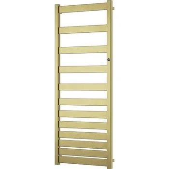 Radiátor Koupelnový radiátor BELTI zlatá barva - Zlatá, 300, 40, 75, 400 x 753 mm, Klasické (na rozteč) (RADBEL408084) HOPA