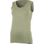 BARA dámské merino tílko - Zelená 6666 / XL / Zelená