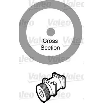 Chladič motoru Těsnění, potrubí chladiva VALEO 509179