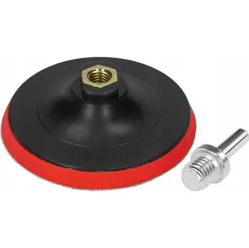 Brusný kotouč PRUŽNÝ BRUSNÝ TALÍŘ SE SUCHÝM ZIPEM PRO BRUSKU/VRTAČKU 125mm + ADAPTÉR