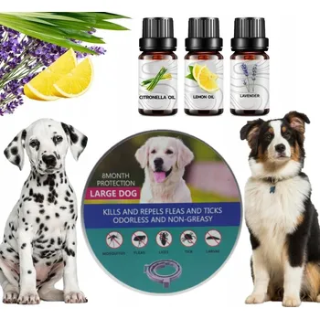 Antiparazitikum pro psa OBROŽA PROTI BLECHÁM, KLÍŠŤATŮM A HMYZU PRO PSA, 8 MĚSÍCŮ OCHRANY, 65 CM