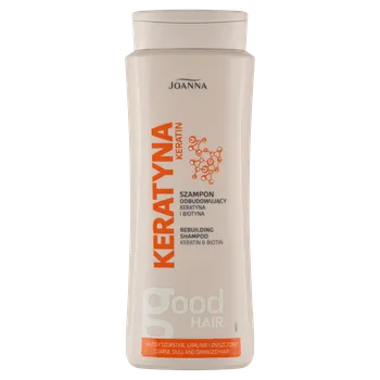 Šampon Joanna Keratin přírodní šampon na hrubé, matné a lámavé vlasy, 400 ml