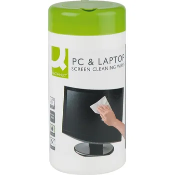 Utěrka Vlhčené ubrousky na čištění obrazovek Q-connect 100 ks