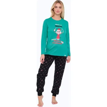 Pánské pyžamo Dámské pyžamo Muydemi 290051 Zelená L