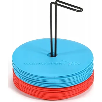 Vrták Ploché značkovací disky (značkovací podložky) - sada 20 ks modro-červené